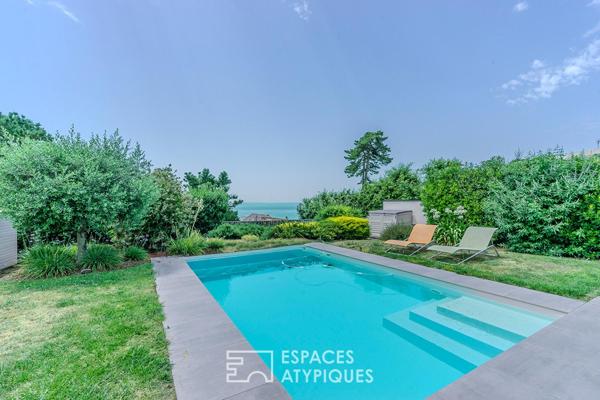 Villa contemporaine avec vue panoramique sur l’océan