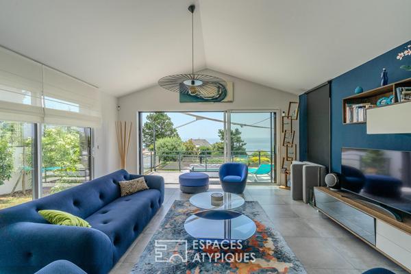 Villa contemporaine avec vue panoramique sur l’océan