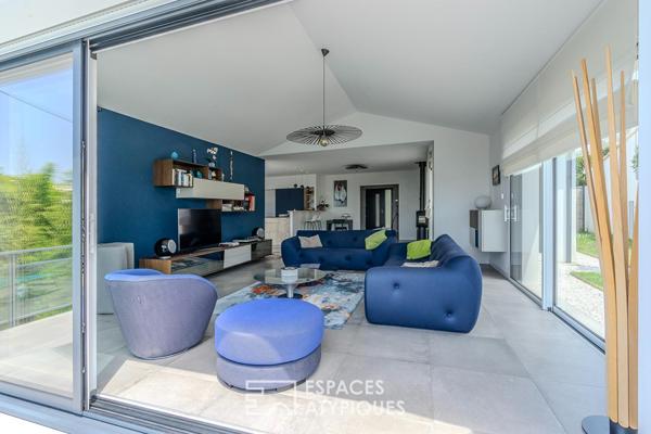 Villa contemporaine avec vue panoramique sur l’océan