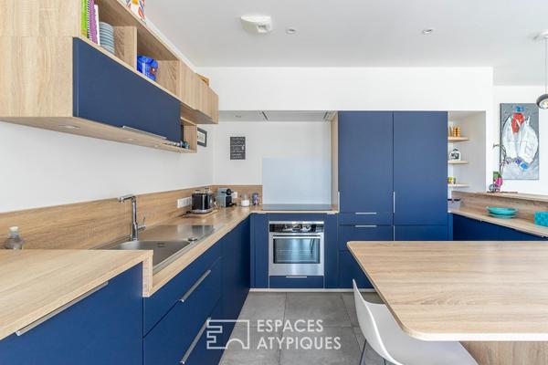 Villa contemporaine avec vue panoramique sur l’océan