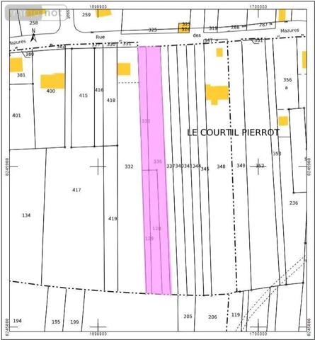 Achat - Terrain à bâtir | Terrain à bâtir Berneuil-sur-Aisne 60350 2200 m 2