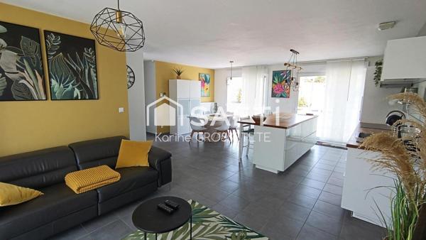 Pavillon de plain pied de 107m² sur un terrain de 1000m²
