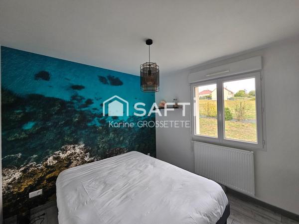 Pavillon de plain pied de 107m² sur un terrain de 1000m²