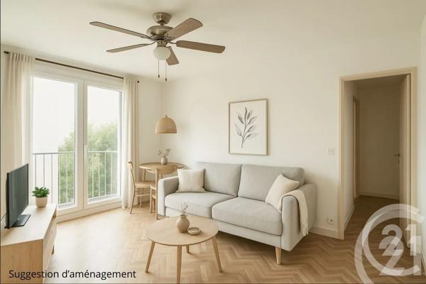 Appartement F3 à vendre  3 pièces - 48,20 m 2   PORNIC  - 44