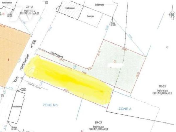 ALLAIRE - 143/175TD - En hameau, 10mns du bourg, terrain de 1030 m² environ, A viabiliser. Assa...