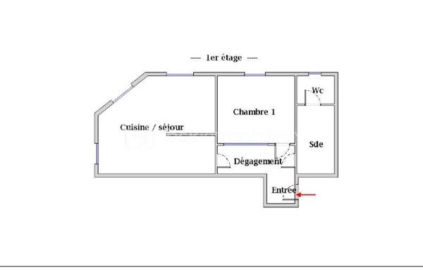 Appartement de 46 m²