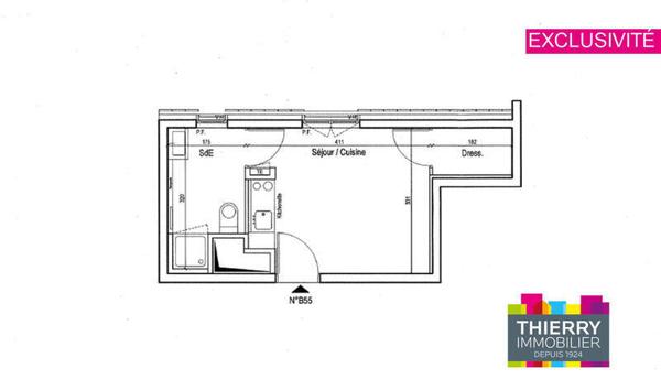 Appartement 1 pièce - 44000 Nantes -  Île de Nantes