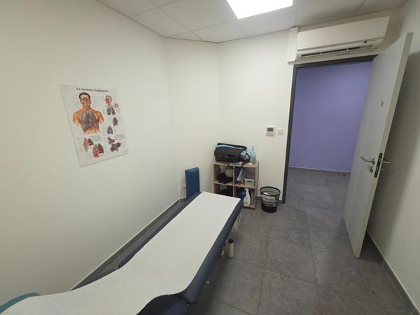 à vendre ALES (30) cabinet médical ou para-médical 96m2 actuellement kiné et 3 places de stationnement privatives.