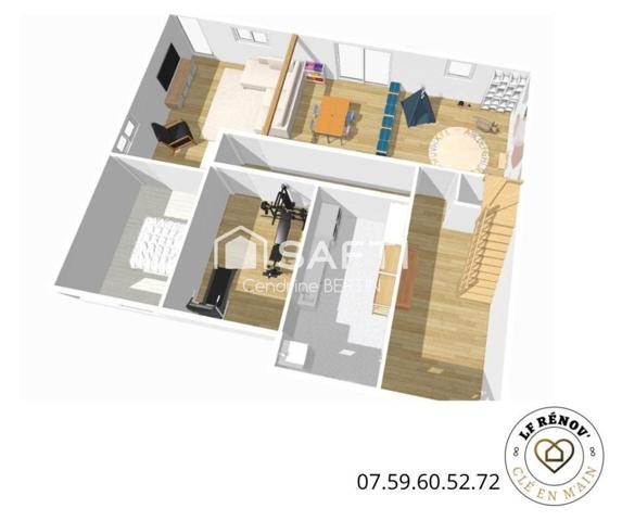 Maison 4 pièces à rénover