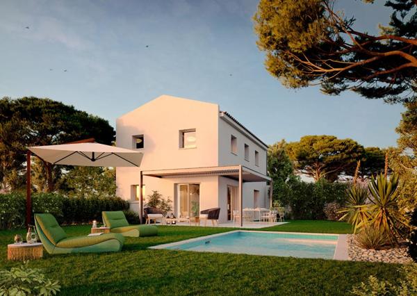 Villa Contemporaine - SENAS - 4 pièces 91 m² - Jardin piscinable -