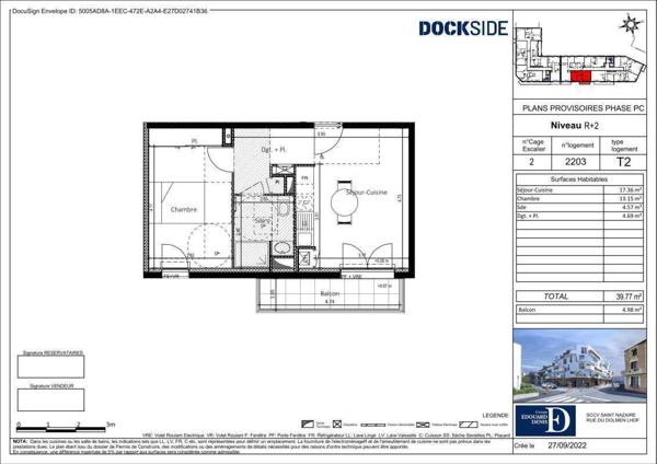 Appartement 2 pièces - 44600 Saint-Nazaire