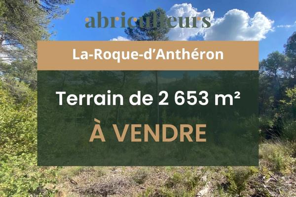 Terrain constructible de 2 653 m² La-Roque-d'Anthéron (13640)