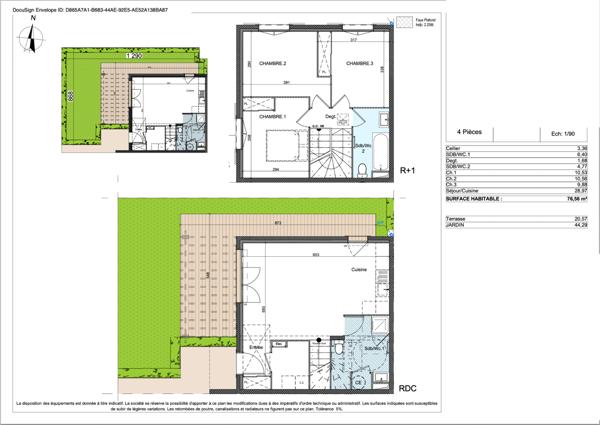 Mandelieu-la-Napoule (06210) MANDELIEU LA NAPOULE (06) Maison T4 de 77 m2
