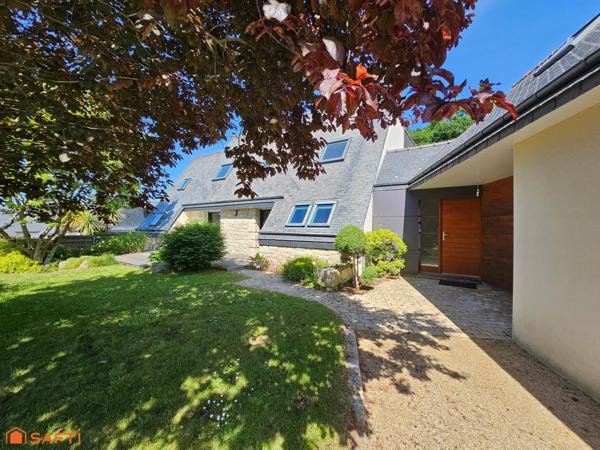 Spacieuse maison contemporaine située à Pontrieux, petite Venise des Côtes d'Armor.