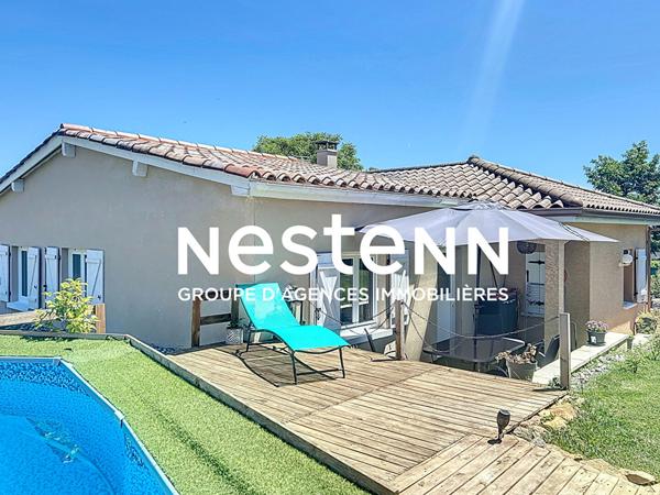 A vendre : Maison plain pied avec jardin et piscine semi-enterrée - Secteur MACON (71000)
