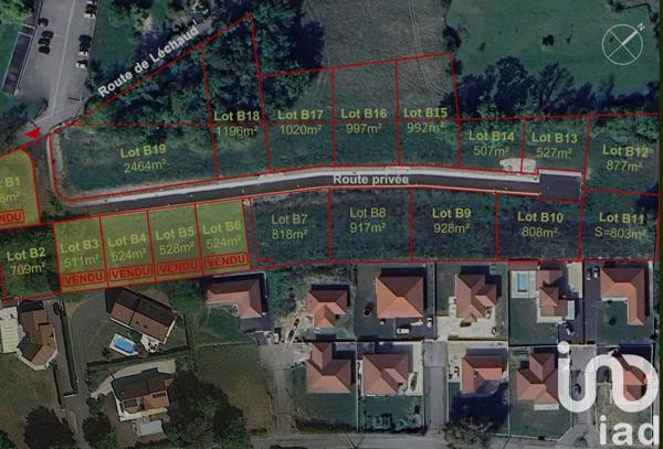 Terrain à vendre 507 m² Belley