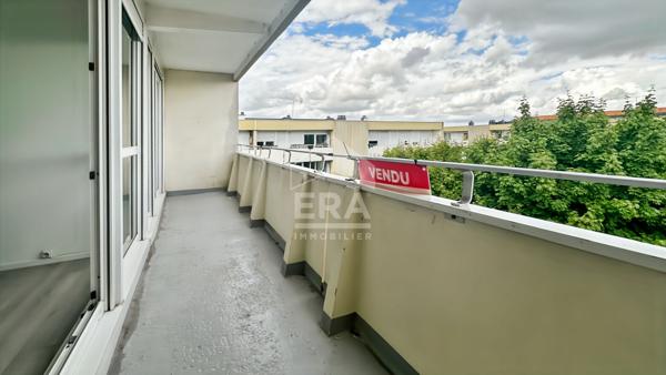 Appartement 3 pièces  Dernier étage + balcon Reims secteur Luton