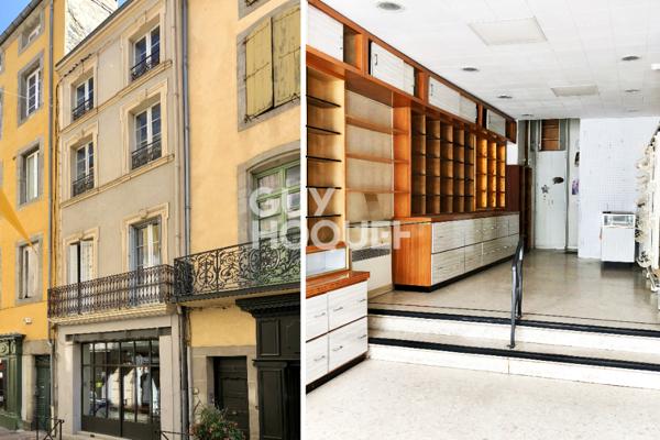 CARCASSONNE centre ville - Immeuble comprenant local commercial + appartement T4