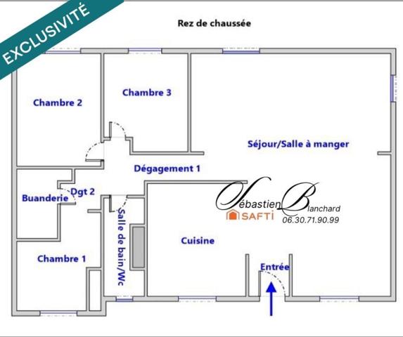 Maison individuelle avec vue dégagée