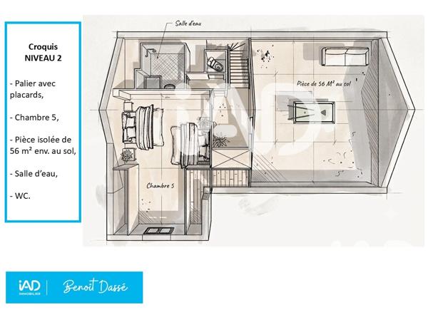 Maison à vendre 6 pièces 177 m² Saint-Baudelle