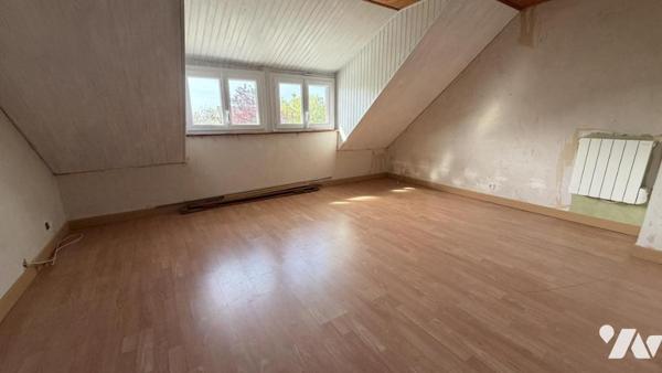 GOUVILLE SUR MER, Bourg, Pavillon avec vie de plain-pied, 3 chambres, 817m² de terrain.