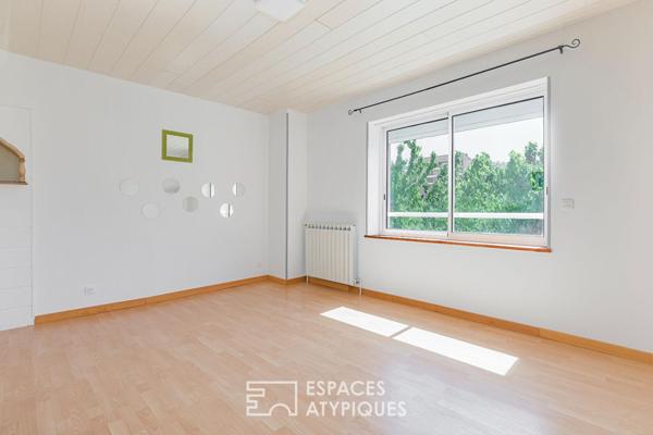 Loft de style industriel et son atrium lumineux