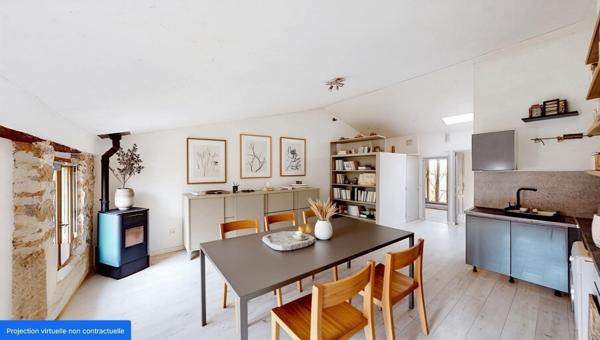 Appartement de 54 m2 avec deux chambres.