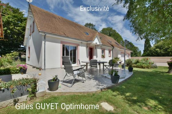 BERNAY,MAISON INDIVIDUELLE T9 ( 177M²) 6 chambres. Terrain de 1000M² env. 329000€
