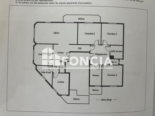 À vendre Appartement 6 pièces 121.93 m² - Marseille 13005