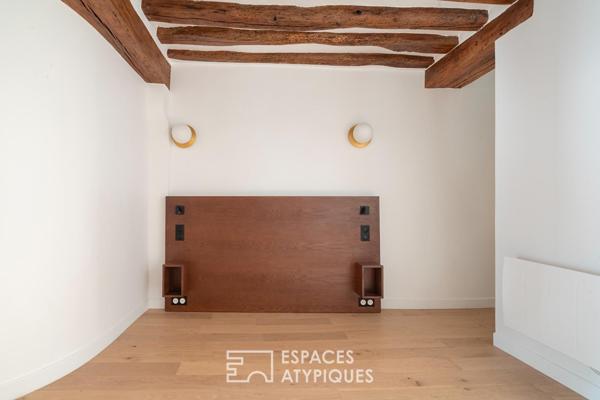 Appartement rénové avec terrasse près de l’Hôtel de ville