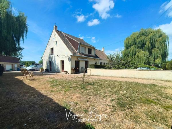 Maison de campagne 190 m² – 4 chambres – Terrain clos de 7 500 m² – Beau potentiel