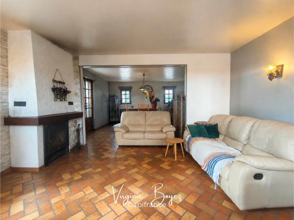Maison de campagne 190 m² – 4 chambres – Terrain clos de 7 500 m² – Beau potentiel