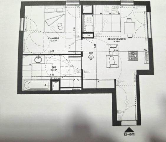 Appartement de 45,27 m²