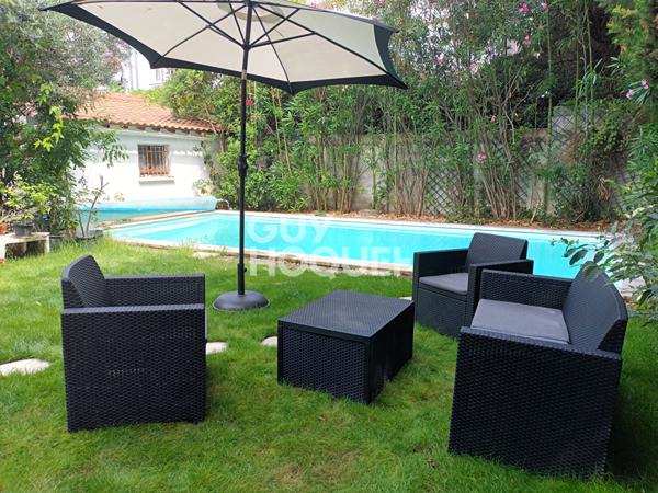 Maison 5 pièces 150 m² (175 m² au sol) - Gare/Aiguerelles - Piscine