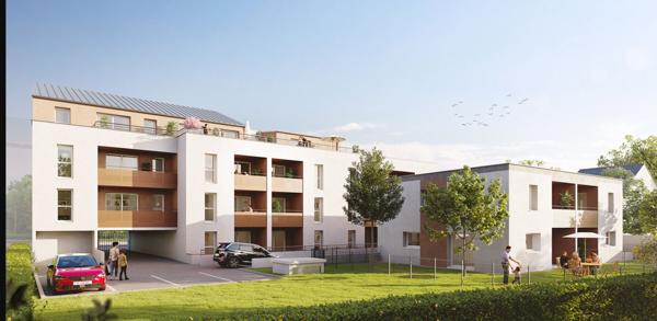 Appartement de type 3 avec terrasse sur Carquefou à 5 min à pied du centre ville