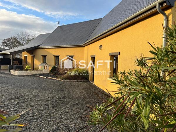 MAISON LONGERE DE PLAIN PIED 174 M² - SECTEUR AVESSÉ / 72350