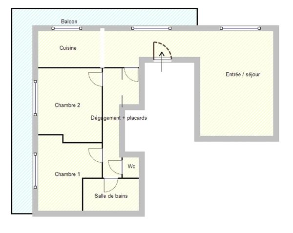 Appartement à vendre 3 pièces 69 m² Cagnes-sur-Mer