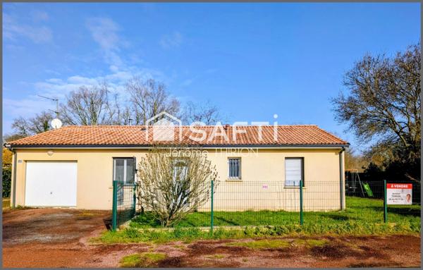 Maison 3 chambres + garage, disponible de suite