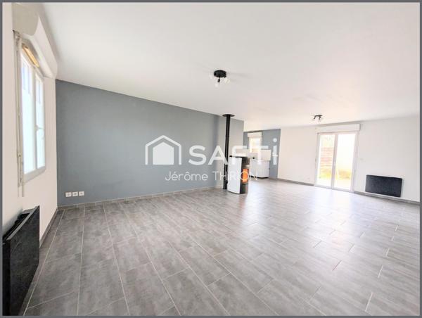 Maison 3 chambres + garage, disponible de suite