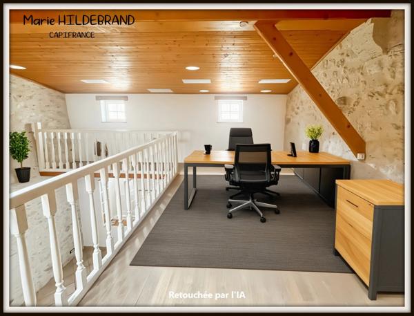 Maison de village de 120m² habitable avec jardin exterieur de plus de 100m²