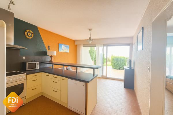 Rive droite - T 2 avec terrasse et jardin de 56m2 - 36.54 m2