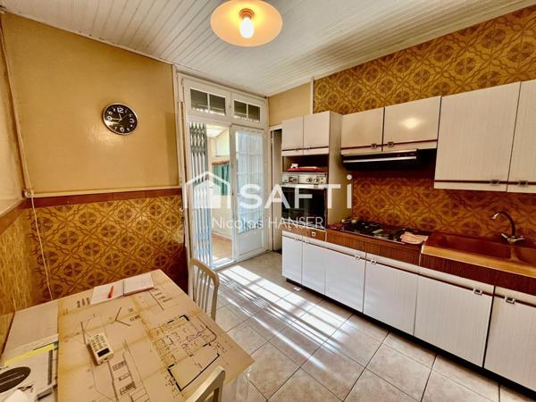 Maison de plain-pied 3 chambres, jardin et garage