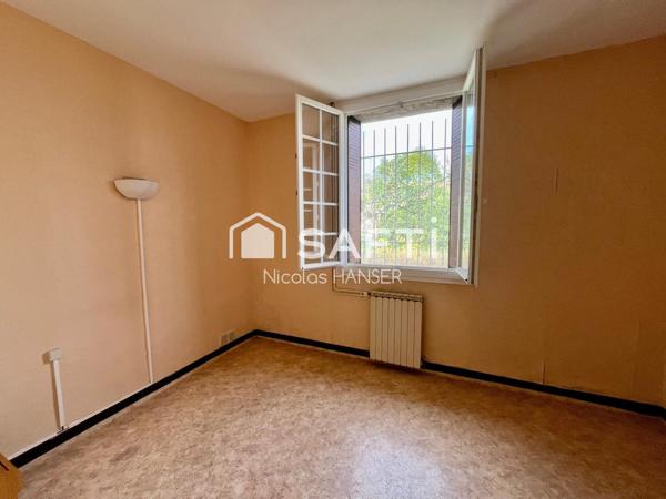 Maison de plain-pied 3 chambres, jardin et garage