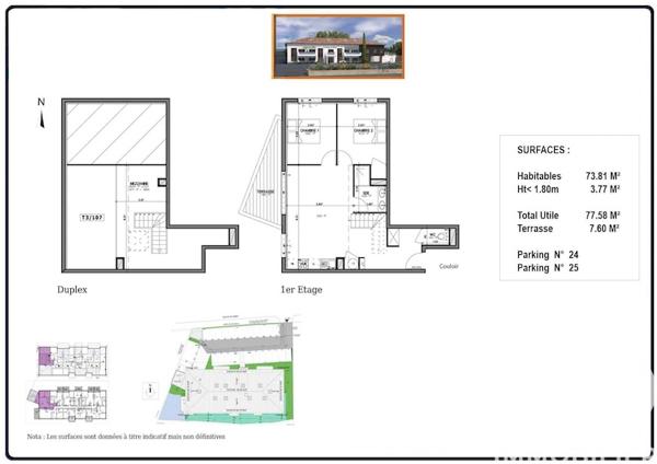 Appartement à vendre 3 pièces 74 m² Caveirac