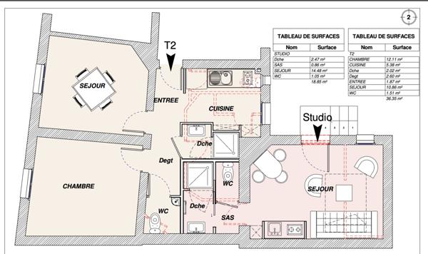 Appartement 19 m² à rénover à Clichy