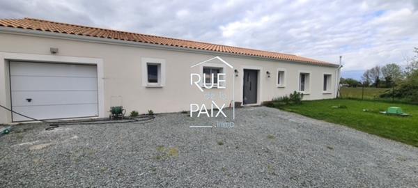 79200 CHATILLON SUR THOUET Maison de plain-pied de 128 m² située à Châtillon-sur-Thouet