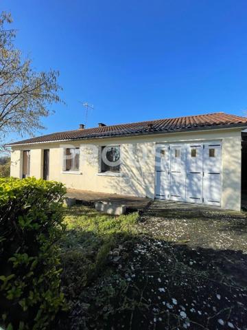 En exclusivité, centre de prahecq, plain-pied avec jardin de 800 m, garage et dépendances