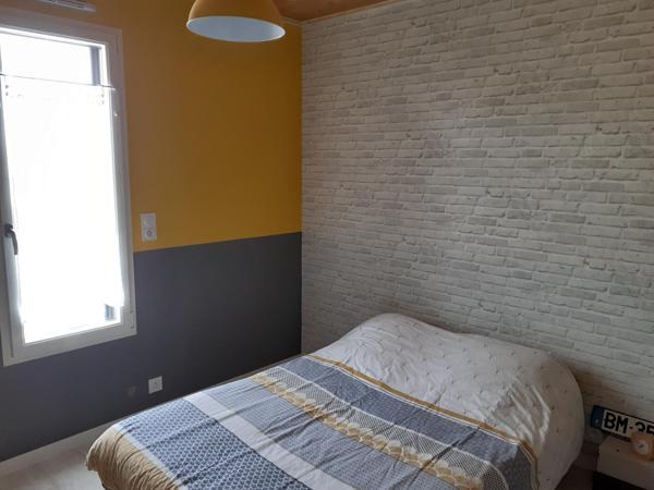 A la Guérinière, à 100 mètres de la plage, maison de plain pied de 97 m2 de surface habitable toute récente et une chambre indépendante avec salle d'eau dans une impasse non loin du bourg.