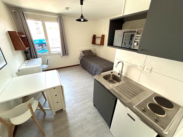 Studio meublé dans le centre de Saint Etienne18.96 m2