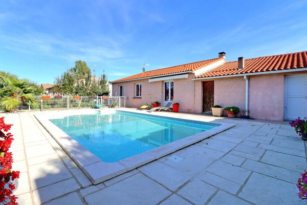 Maison plain pied avec piscine 31780 Castelginest